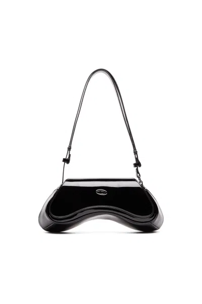 Diesel Play-glossy Crossbody Bag In Tobedefined