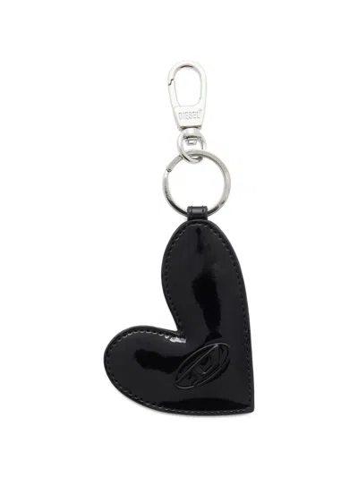 Diesel Play Heart Mirror Keyring In Multi