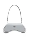 Diesel Play-crossbody Bag In Semi Gloss Leather In White