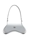 Diesel Play-crossbody Bag In Semi Gloss Leather In White