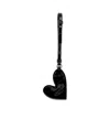 Diesel Mirror Charm With Glossy Finish In Black