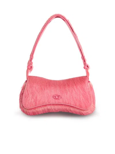DIESEL DIESEL PLAY' PINK PONY HAIR CLUTCH