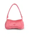 Diesel Play Flap Clutch Bag In Pink