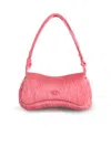 Diesel Play Flap Clutch Bag In Pink
