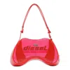Diesel 'play' Pink Shoulder Bag With Logo Detail On The Front In Pink