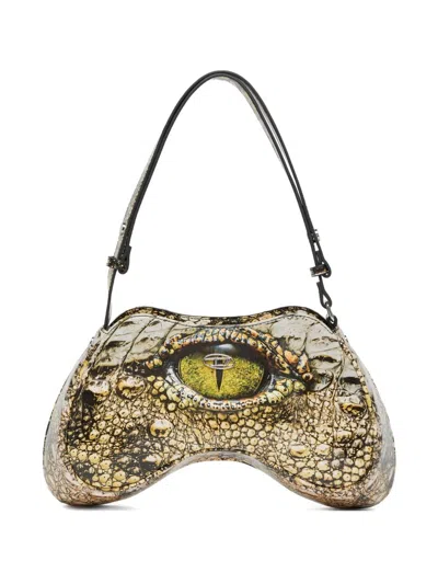 DIESEL DIESEL PLAY PRINTED SHOULDER BAG