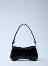 Diesel Women Play Clutch Patent Fabric Shoulder Bag