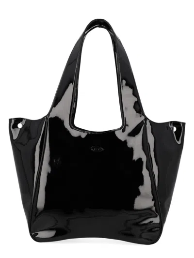 Diesel Play Shopper Ew Tote Bag In Black