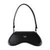 Diesel Play-crossbody Bag In Semi Gloss Leather In Black