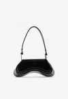 Diesel Play-crossbody Bag In Glossy Pu In Black