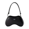 Diesel 'play' Black Shoulder Bag With Oval D Logo Detail On The Front In Ecoleather Woman In Black