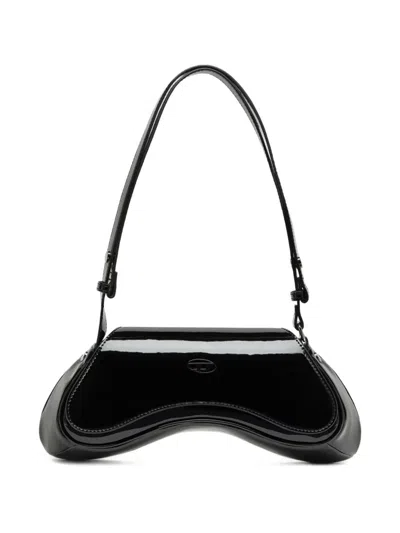 Diesel Play Shoulder Bag In Black
