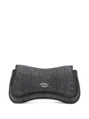 Diesel Play-clutch In Crystal Denim In Black