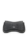 Diesel Play-clutch In Crystal Denim In Black