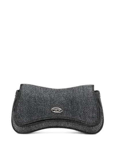 Diesel Play Shoulder Bag In Black