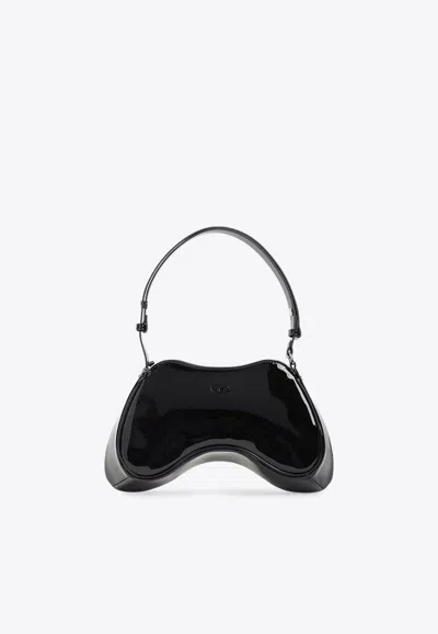 Diesel Play Shoulder Bag In Black
