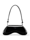 Diesel Play-crossbody Bag In Glossy Pu In Black