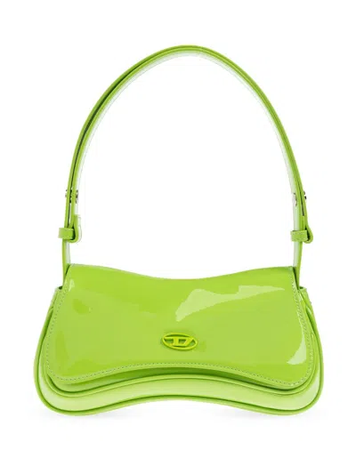Diesel Play Shoulder Bag In Green