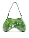 Diesel Play Shoulder Bag In Green