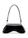 Diesel Play-crossbody Bag In Glossy Pu In Black
