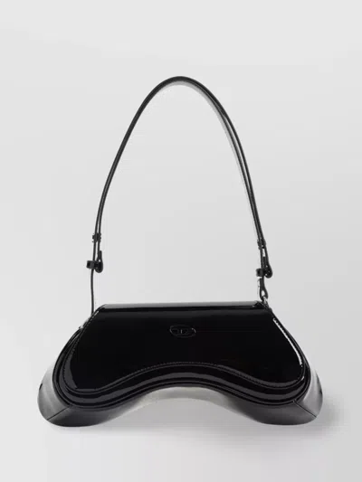 Diesel Play Shoulder Bag Tech Fabric Joystick Design