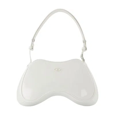 Diesel Play Shoulder Bag In White