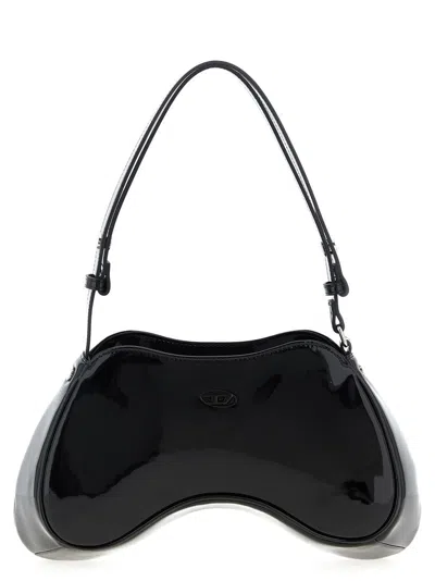 Diesel Play Shoulder Bag In Black