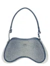 Diesel Rhinestone-embellished Shoulder Bag In Blue