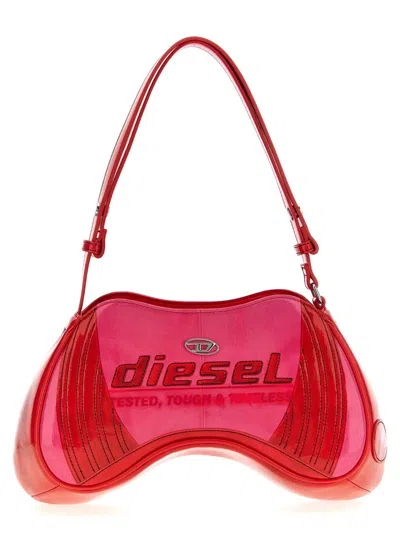 Diesel Women Pink Play Shoulder Shoulder Bag In Multi