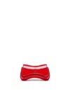 Diesel Play-small Crossbody Bag In Glossy Pu In Red
