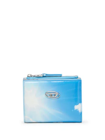 Diesel Play Wallet In Blue