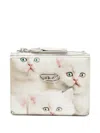 Diesel Small Wallet In Printed Glossy Pu In White