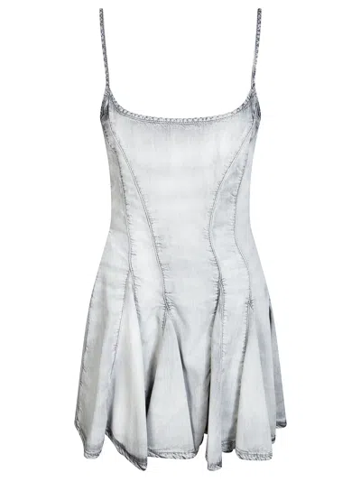 Diesel Playful Denim Suit For Women In Gray