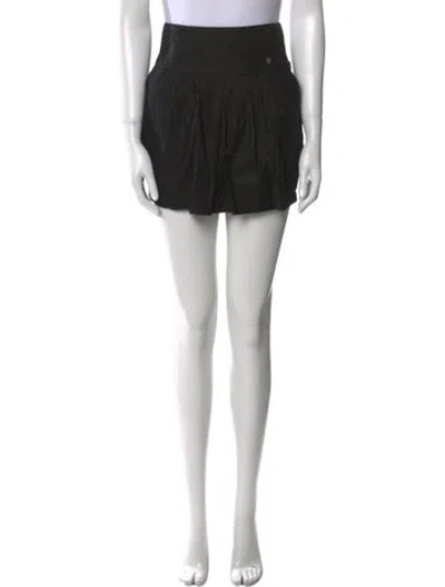 Pre-owned Diesel Pleated Accents Mini Skirt In Black