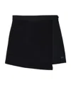 Diesel 플리츠 비대칭 스커트 In Black