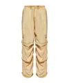 Diesel P-daily Layered Drawstring Trousers In Yellow
