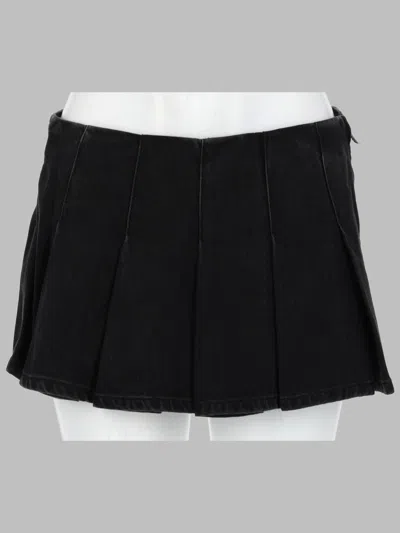Diesel Pleated Mini Skort For Women In Black