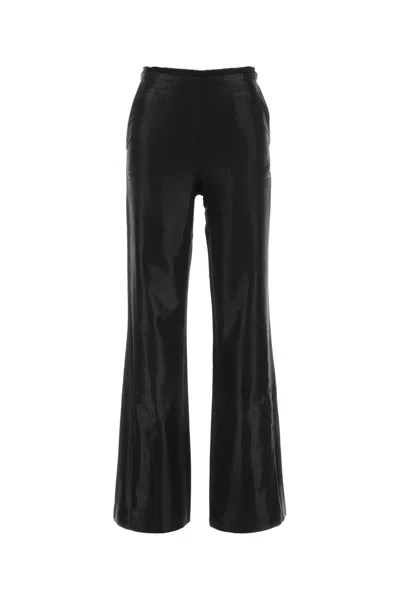 Diesel P-lumys Pant In Polyester & Virgin Wool In Black