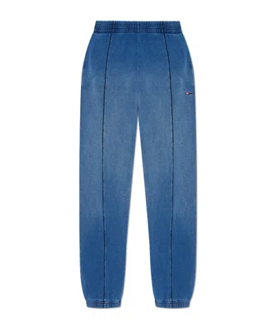 Diesel P-marfy-new Side-stripe Joggers In Blue