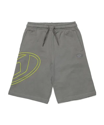 Diesel Pmarkymegovald Track Shorts In Gray