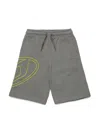 Diesel Pmarkymegovald Track Shorts In Grey
