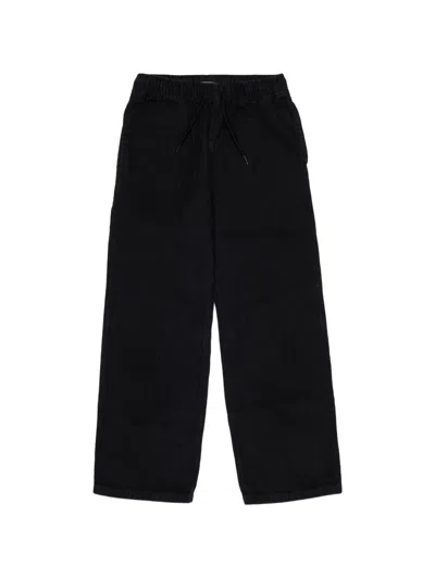 Diesel Kids' Pmill Corduroy Trousers In Black
