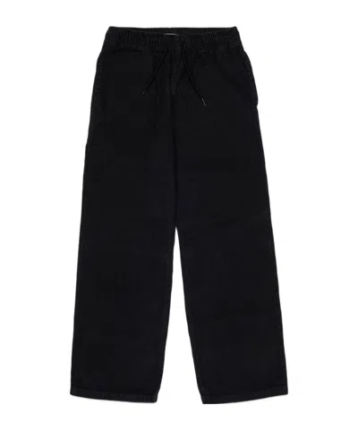 Diesel Pmill Corduroy Trousers In Black