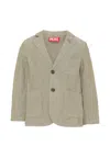 Diesel Pocket Jacket In Gray
