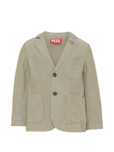 Diesel Pocket Jacket In Green