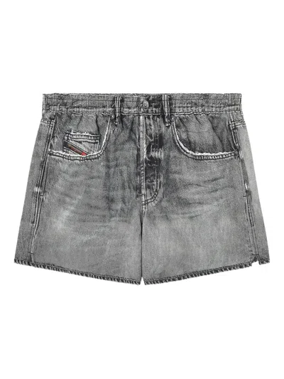 Diesel Pocket Shorts In Gray