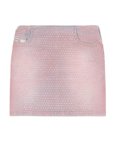 Diesel Pocket Skirt In Pink