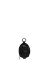Diesel Pod-shaped Polyurethane Key Case In Black