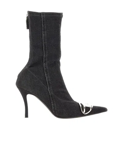 DIESEL DIESEL D-VENUS ANKLE BOOTS