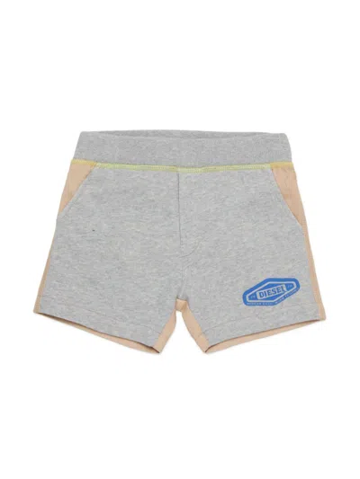 Diesel Babies' Polfib Shorts In Grey